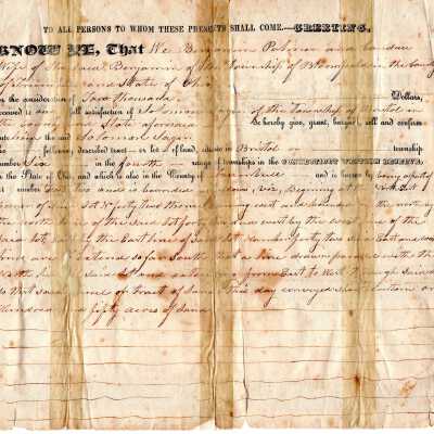 Deed 1839