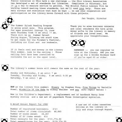 Library,Newsletter