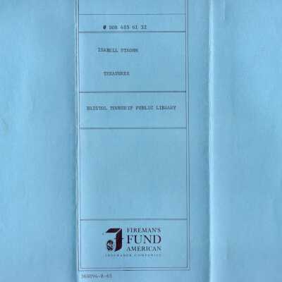 Library Correspondence, 1969