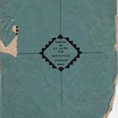 Booklet Bristol Literary Association, 1885