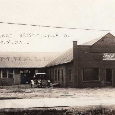 Bristolville, Ohio Ford Garage,1918
