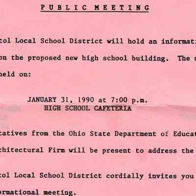Mailer, Bristol School, 1990