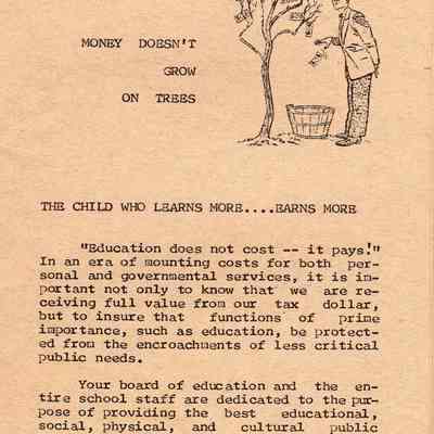 Pamphlet, Bristol Board of Education