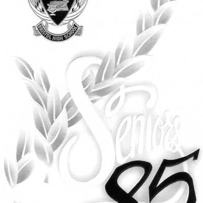 1985 Bristol High School graduation Announcement
