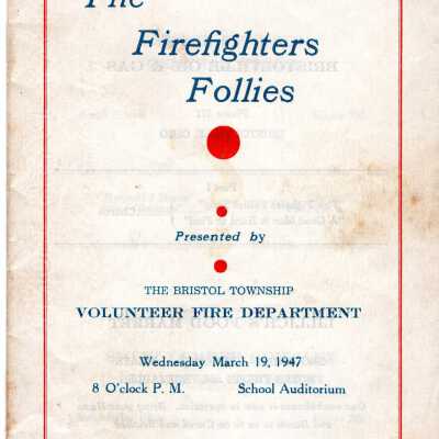 Program, Bristol Fire Dept, 1947