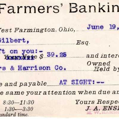 Receipt,1911