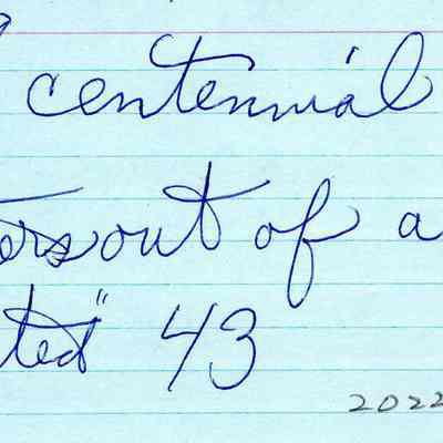 Note re Centennial