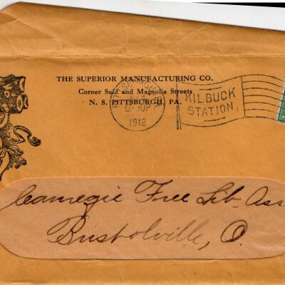 Early Library Correspondence, 1912