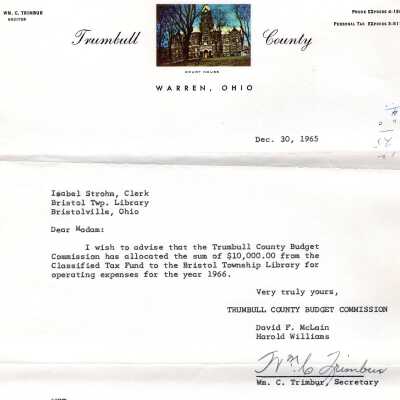 Library Correspondence,1966