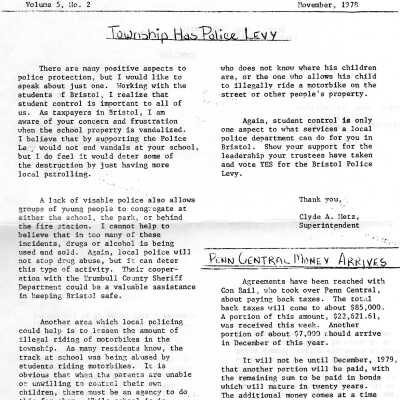 Bristol School Report, 1978