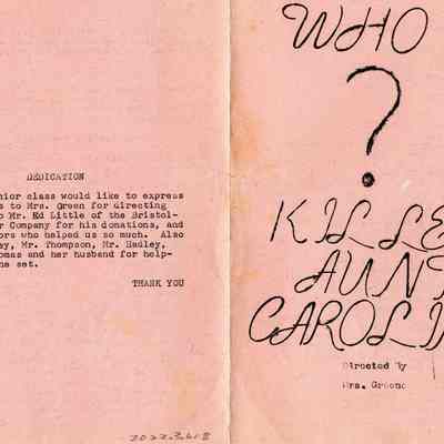 Program, Bristol Junior Class, 1969