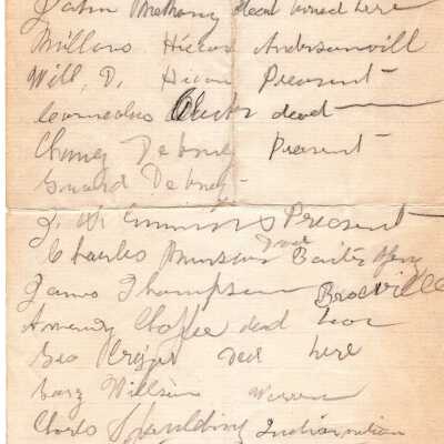 Notes of Bristol Soldiers