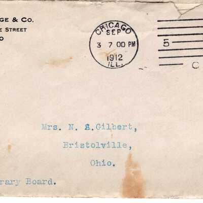 Early Library Correspondence:1912