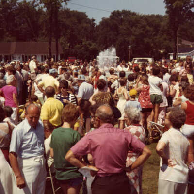Bicentennial Fountain Dedication, 1976