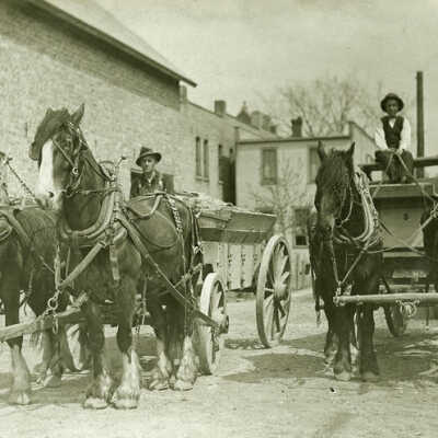 Teamsters & Horse-drawn Wagons