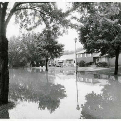 Flood 1987, flooded street