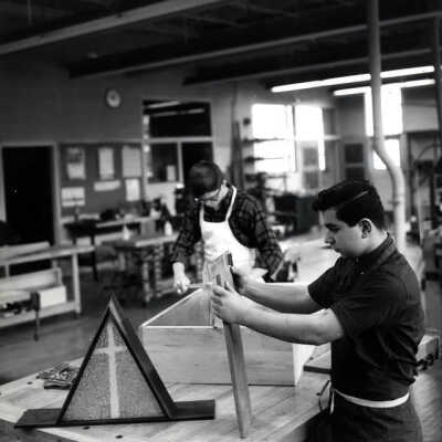 York Community High School Shop Class.