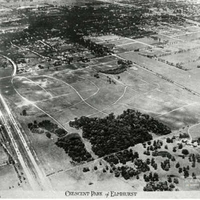 Aerial View of Crescent Park Subdivision Area