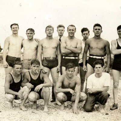 Civilian Conservation Corps Camp Elmhurst Bathers