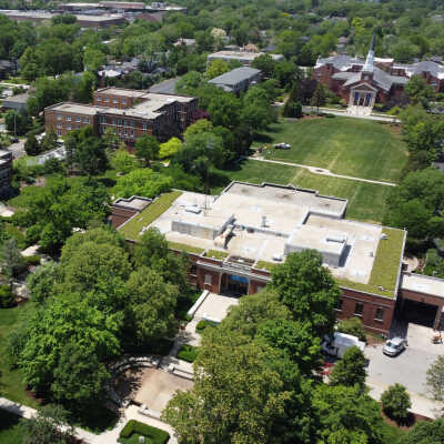 Aerial View of Elmhurst University