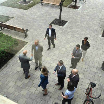 Governor Bruce Rauner at Elmhurst City Hall