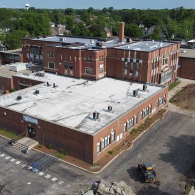 Aerial View of Lincoln Elementary School