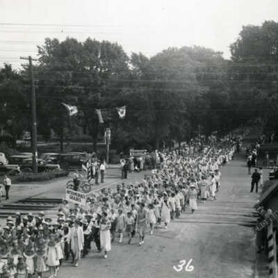Elmhurst Centennial Children's parade, 1936