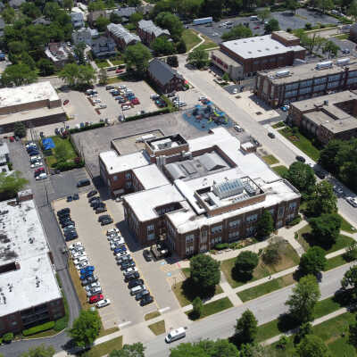 Aerial View of Hawthorne Elementary School