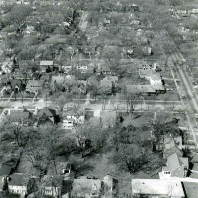 Aerial View, Elmhurst neighborhood