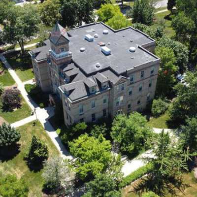 Aerial View of Elmhurst University Campus