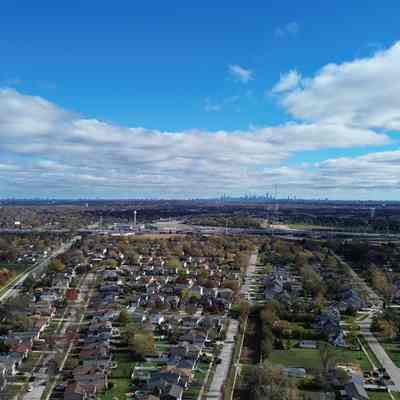 Aerial View of Yorkfield Neighborhood