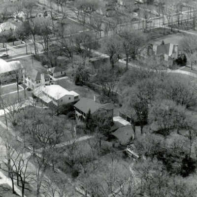 Aerial View, Elmhurst neighborhood