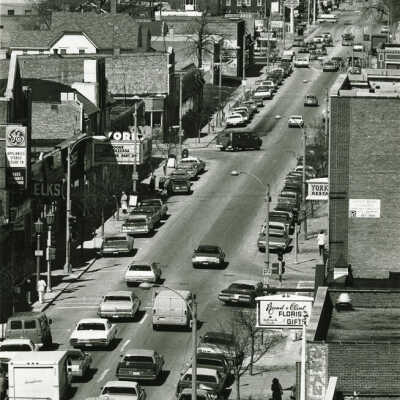 N. York Street Looking North