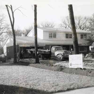House at 346 Prospect Avenue, construction