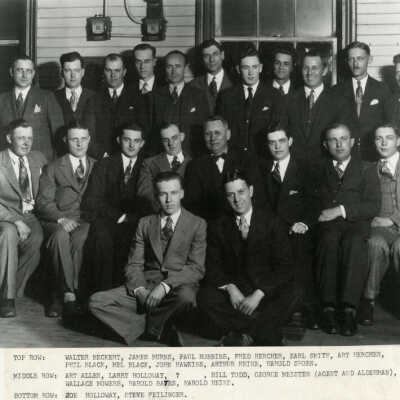 Men's Social Club at the Chicago Great Western Railroad Station