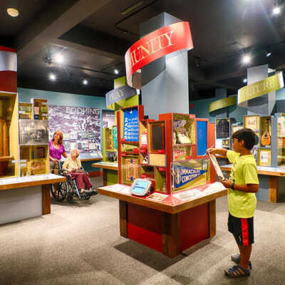 Elmhurst History Museum, "By All Accounts" core exhibit