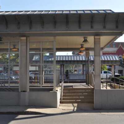 Metra Station on W. First Street