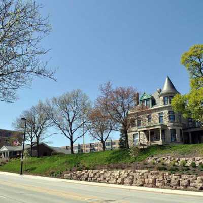 Elmhurst History Museum Campus from Palmer Drive