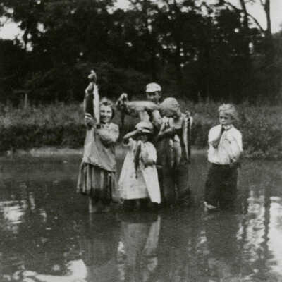 Marie Harger and others at Salt Creek