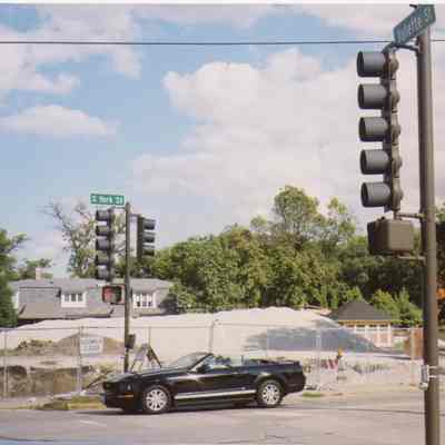 Construction at York and Vallette Streets