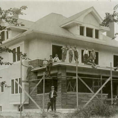 Jacob Glos House Under Construction