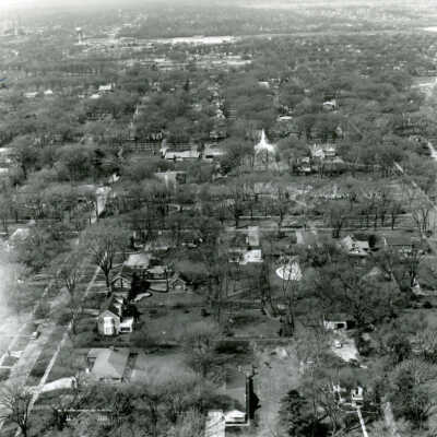Aerial View, Elmhurst neighborhood