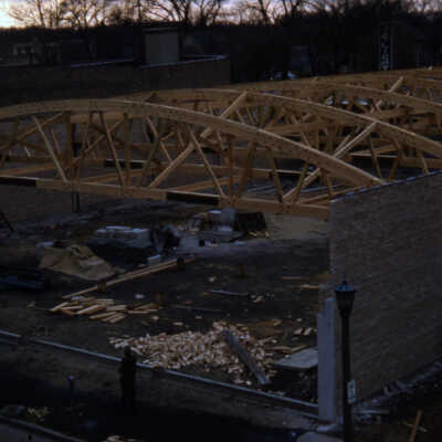 John M. Smyth Store, 174 N. York Street, under construction