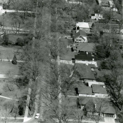 Aerial View, Elmhurst neighborhood