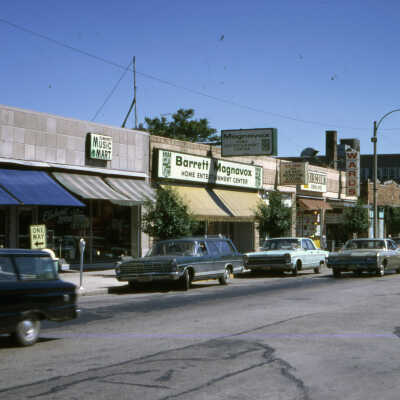 York and Second Streets, storefronts