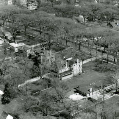 Aerial View, Elmhurst neighborhood