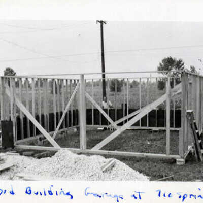 House at 710 Spring Road, under construction
