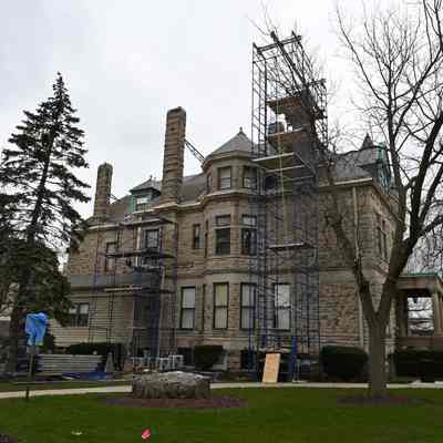 Construction at the Elmhurst History Museum