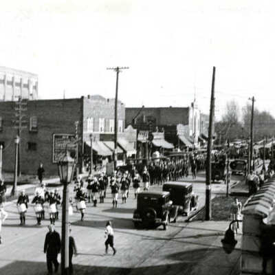 Civilian Conservation Corps Camp Elmhurst Parade