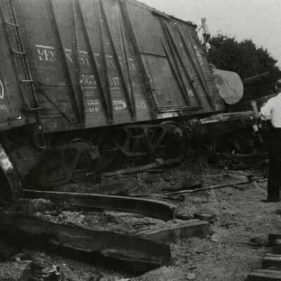 Illinois Central Railroad Train Wreck